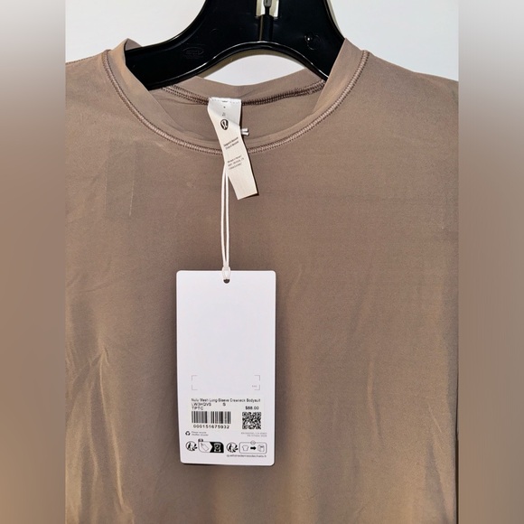 Lululemon nulu mesh long sleeve crewneck bodysuit S - Picture 2 of 3
